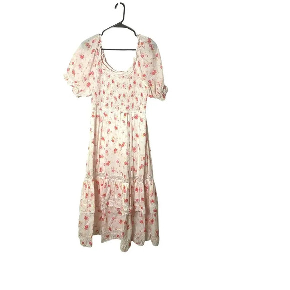 Floral Pink Mini Dress - Picture 5 of 8